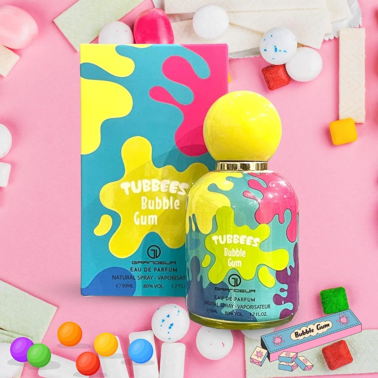 TUBBEES BUBBLE GUM 50ML